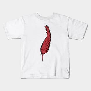 A delicate feather Kids T-Shirt